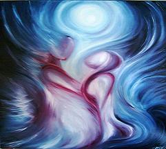 twinflame soulmate intertwined blue swirl